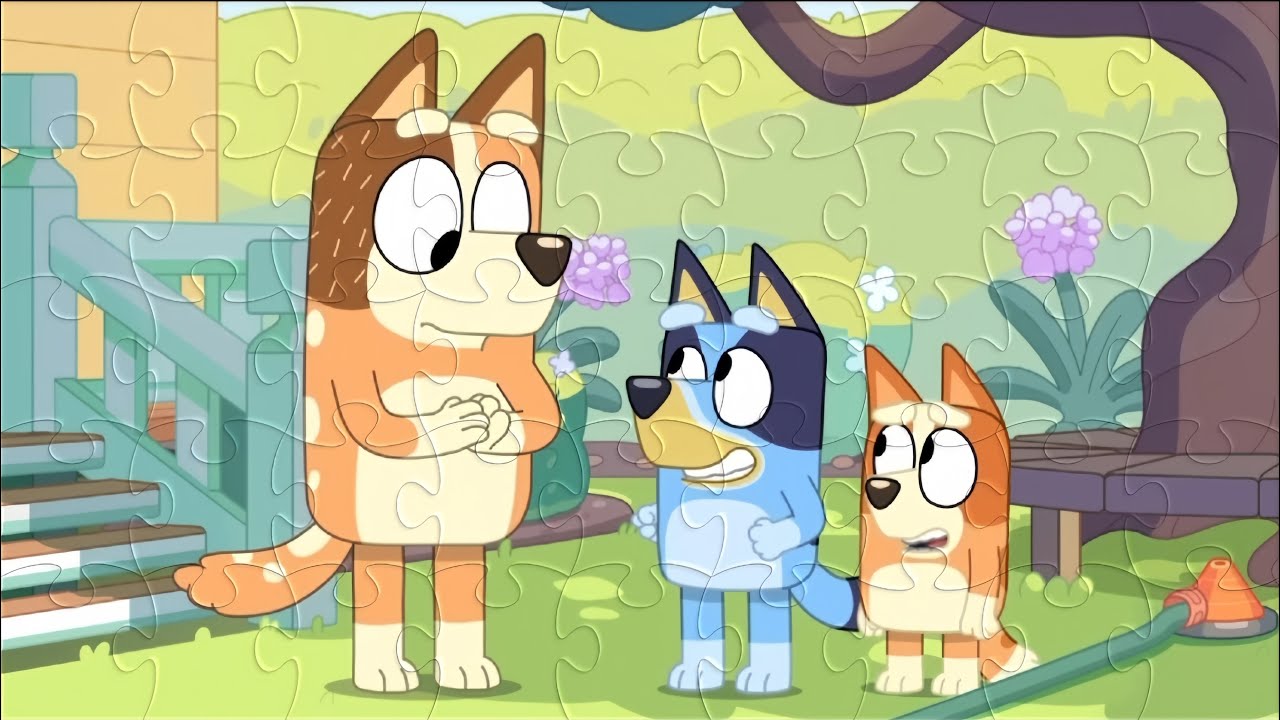 Bluey Puzzle Challenge | How Fast Can We Solve It? - YouTube