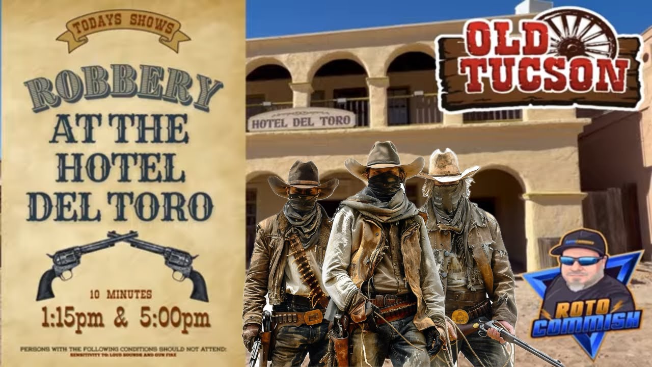 ROBBERY AT THE HOTEL DEL TORO SHOW AT OLD TUCSON WILD WEST ADVENTURES 