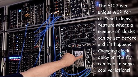 Shift Register Shenanigans With The Synth Tech E102 And Friends