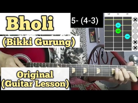 bholi si surat guitar chords bholi si surat guitar chords