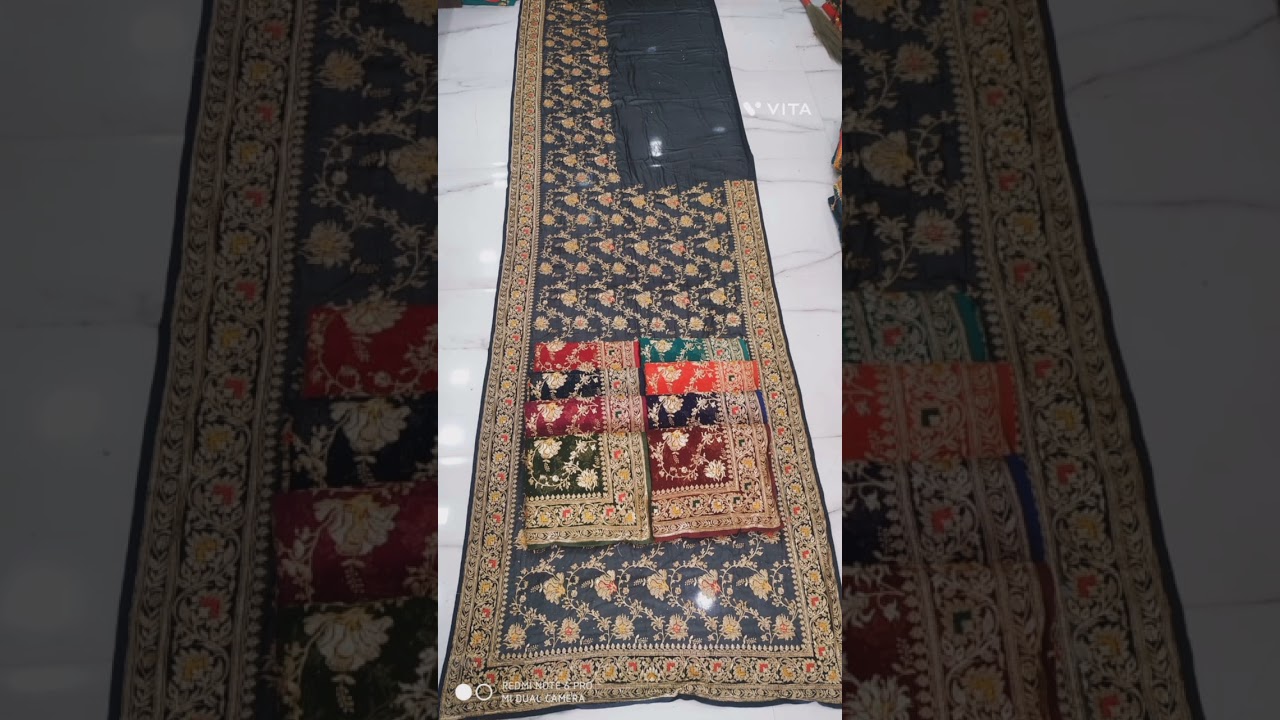 Eid special sarees only few left ❤️no cod  comment down for more details 🥰