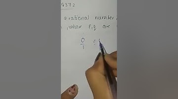 is zero a rational number? can you write it in the form p/q where p and q are integers and q=0 ?