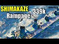 SHIMA ON RAMPAGE - 338K DAMAGE - World of Warships