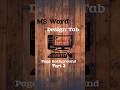 How to add page color and page border in Ms Word design tab #computer #ytshorts #trending #study