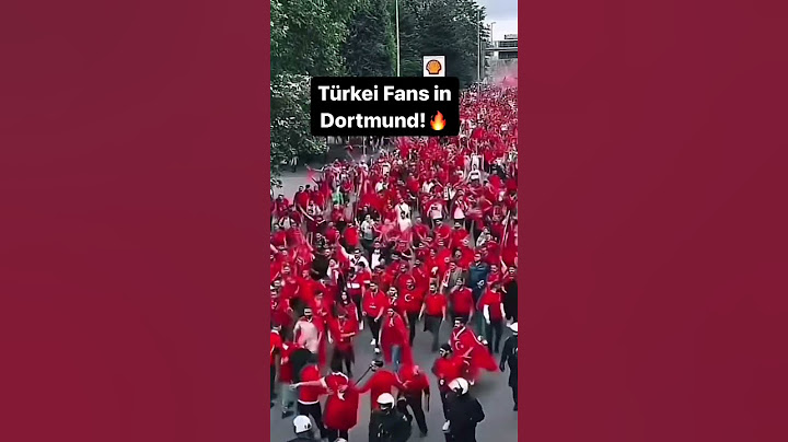 Türkei Fans in Dortmund rasten aus und feiern🇹🇷🥁