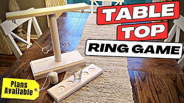 Table Top Ring Toss Game | With Shot Ladder