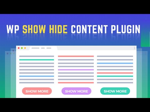 WORDPRESS SHOW HIDE TEXT CONTENT WIDGET PLUGIN