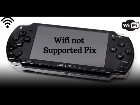 Sony PSP error "Wifi not Supported" easy error fix