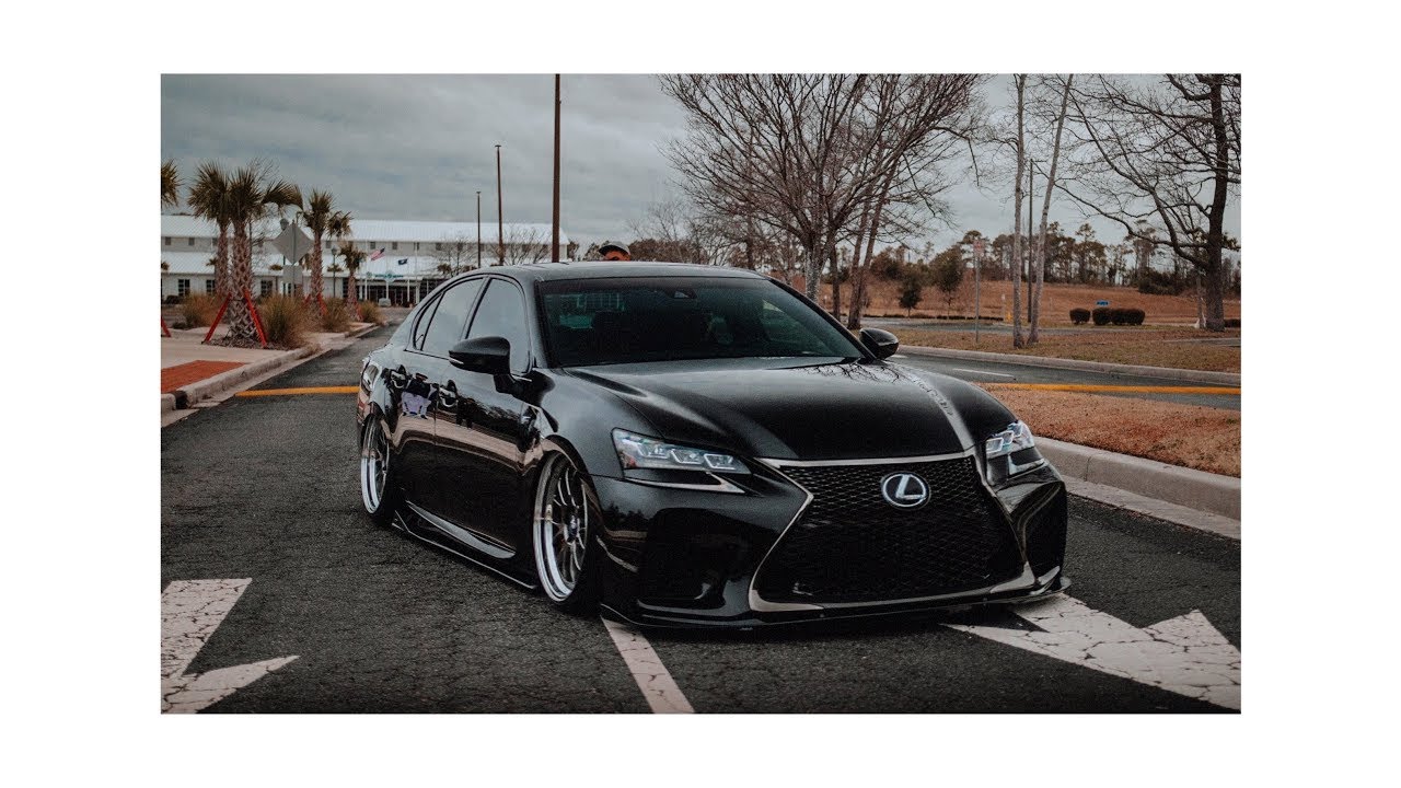 Matt's Bagged Lexus GS F X VSXX Work Wheels | Airlift Performance | Myrtle Beach (4K)