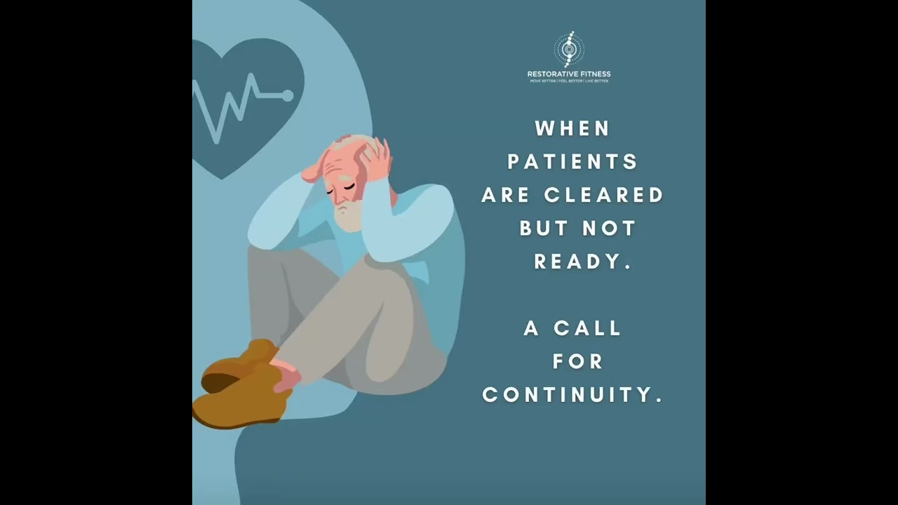 When you’re medically cleared, but not quite ready.