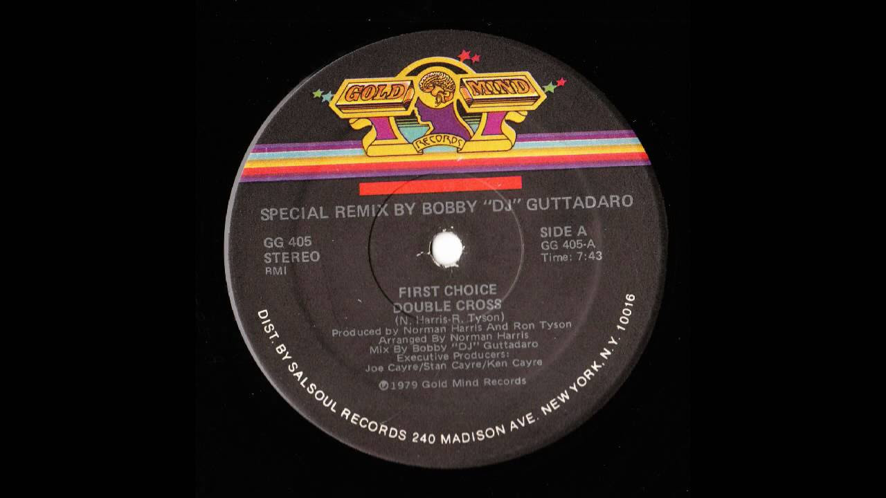 First Choice   Double Cross Original 1979 12 Inch Mix