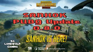 Changes of 0.8.0 update & SANHOK- New map of PUBG mobile screenshot 1