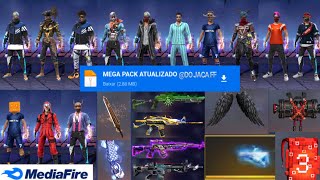 DOWNLOAD MEDIAFIRE????| MELHOR PACK DE TEXTURA 3D NO FREE FIRE COM PUNHO????❄️???? ATUALIZADO | PEGA RANK!! Mqdefault