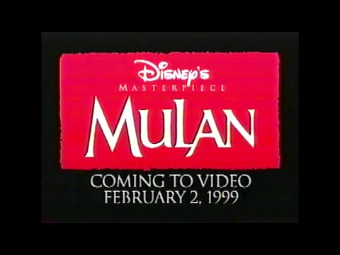 Mulan - 1999 VHS Trailer