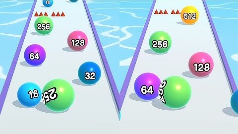 Ball Run 2048 🎱😷 - All Levels Gameplays  Android, iOS part 87