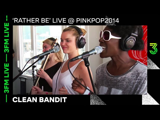 Clean Bandit - 'Rather Be' live @ pinkpop 2014 | 3FM Live | NPO 3FM class=