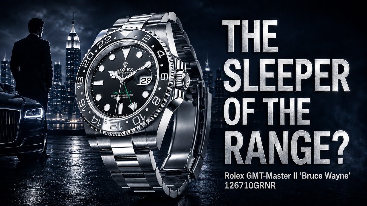 The sleeper of the range? Rolex GMT-Master II 'Bruce Wayne' 126710GRNR - YouTube - Official Watches