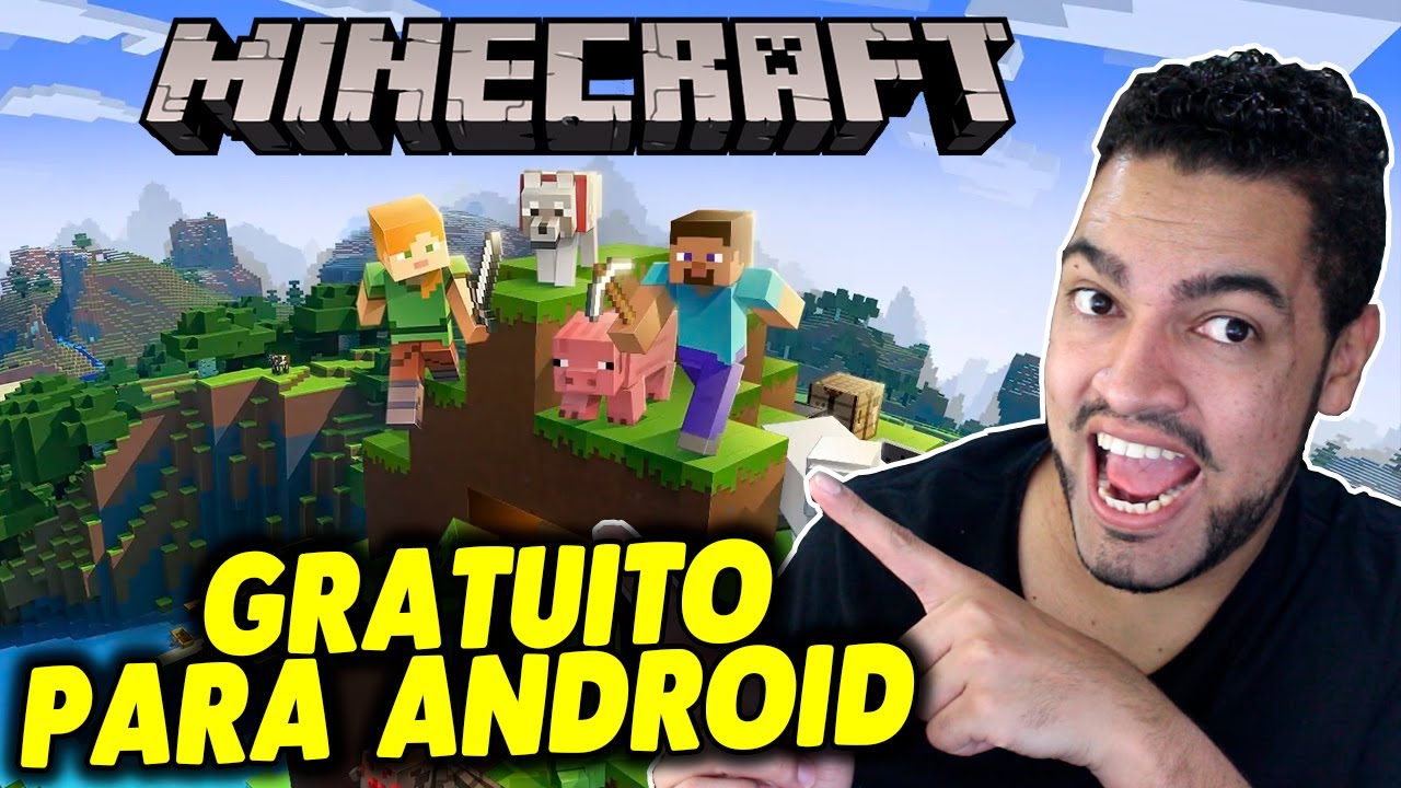 MINECRAFT GRATUITO PARA ANDROID SOBREVIVÊNCIA 