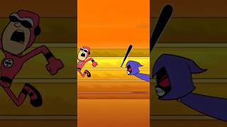 Raven BEATS up Players! #reels #teentitansgo #funny #dc #cartoon #shorts