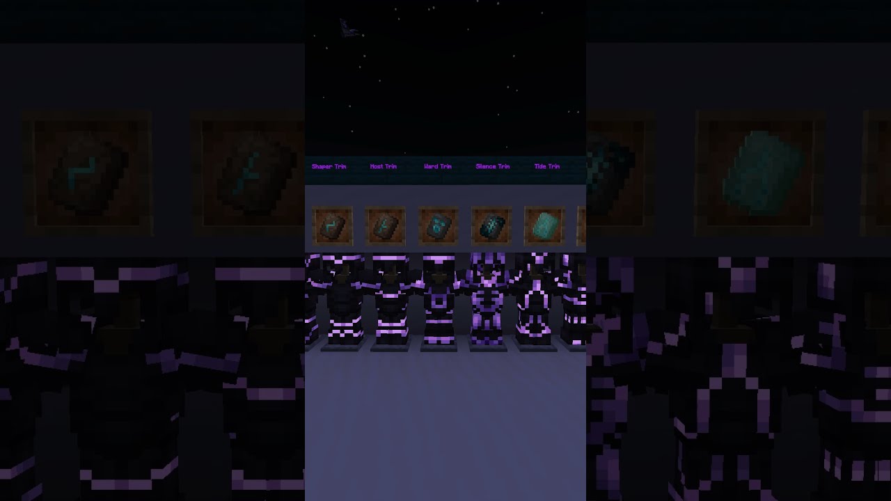 All 18 Armor Trims With Amethyst On Netherite Best Looking Combos 