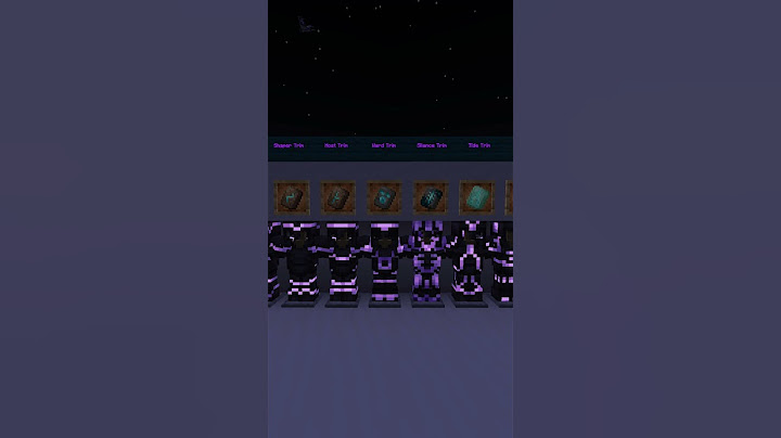 All 18 Armor Trims with Amethyst on Netherite! 💜✨ (Best Looking Combos?)