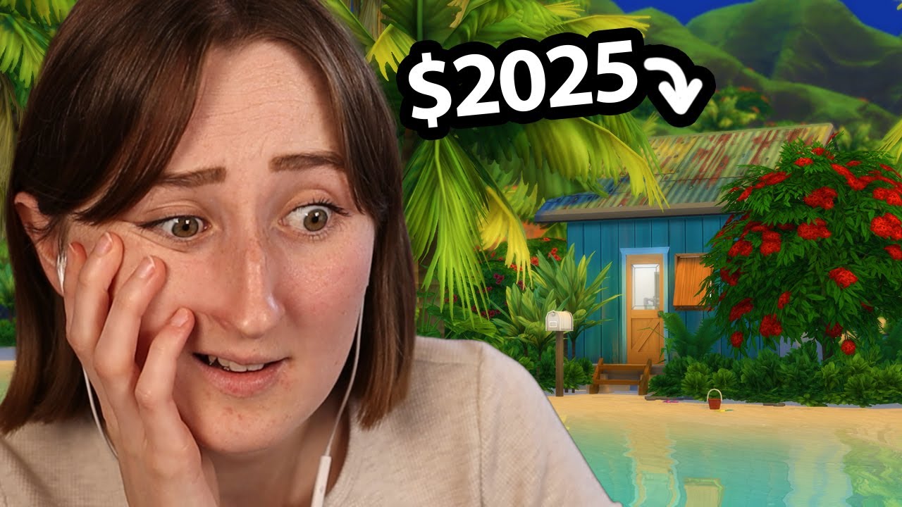 i built a sims house that costs exactly $2025 - YouTube