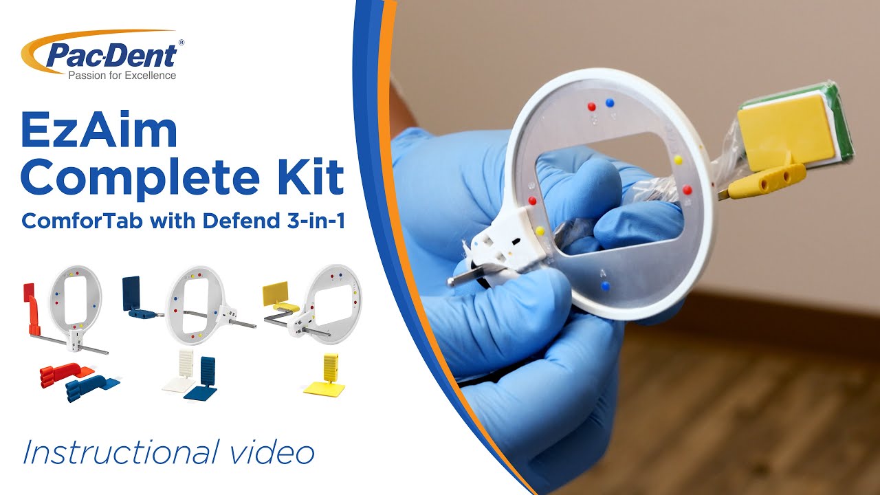 EzAim® ComforTab™ Adhesive Cushioned Sensor Holders – PacDent