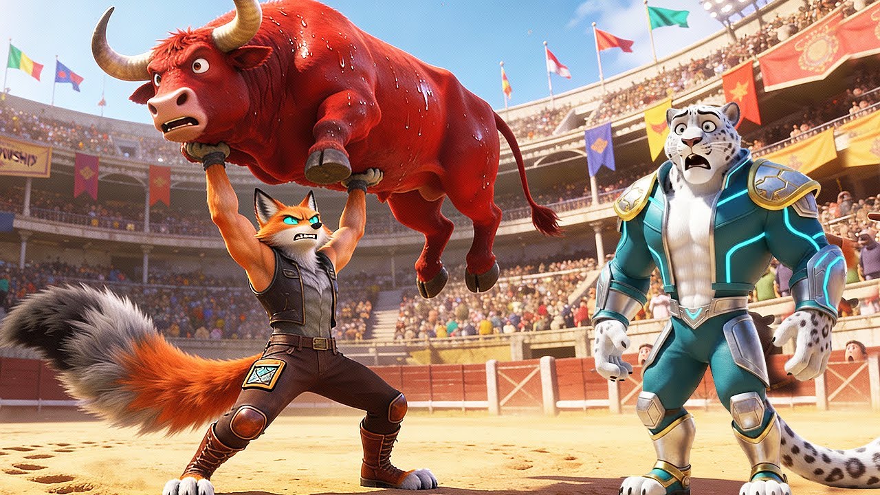 Heartbroken Nick Wins Bullfighting Championship with Judy  | Zootopia Fan Animation 🦊❤️🏆