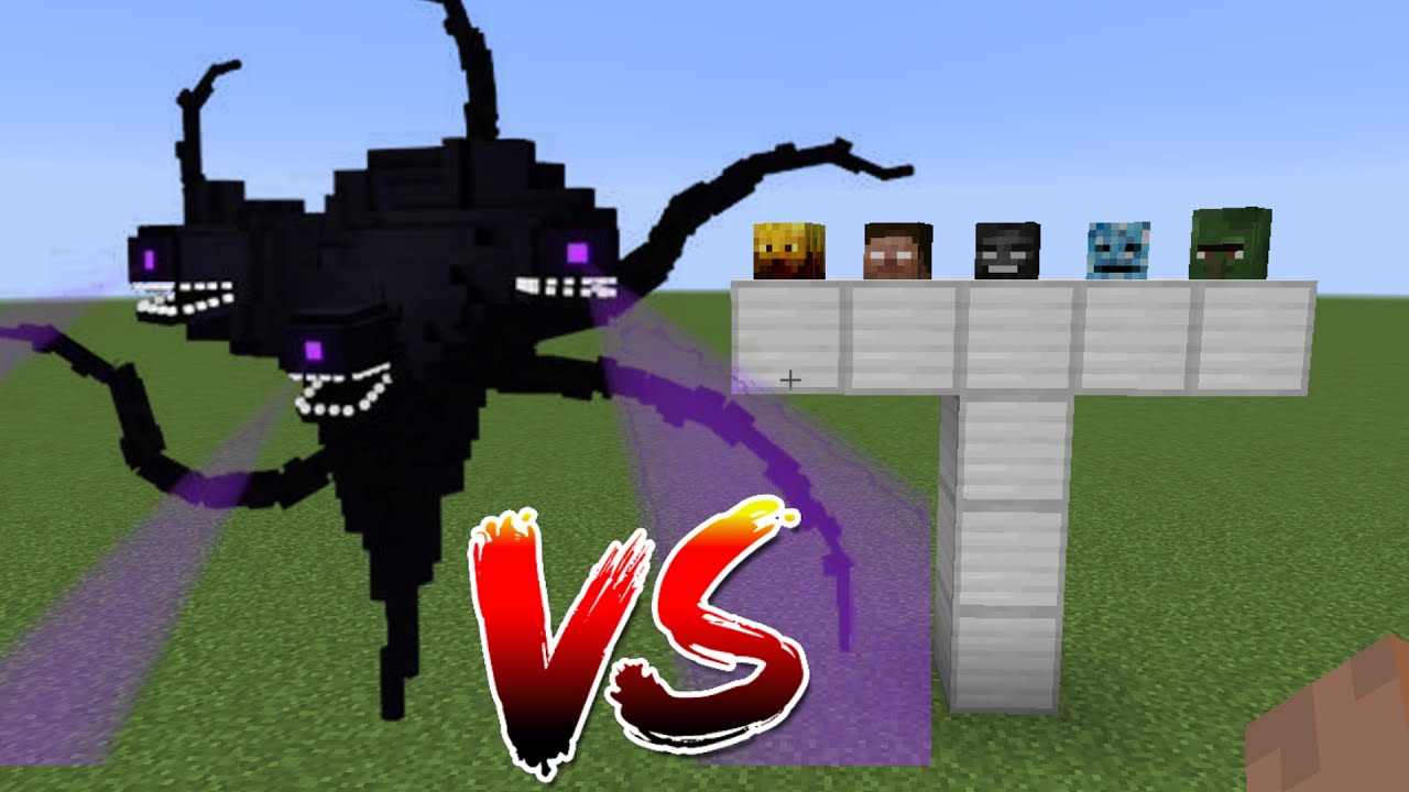 what if you create a WITHER STORM VS SPIRAL BOSS in MINECRAFT - YouTube