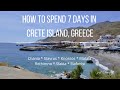 How to spend 7 days in Crete Island, Greece | GoPro Hero 7 Black | 4K