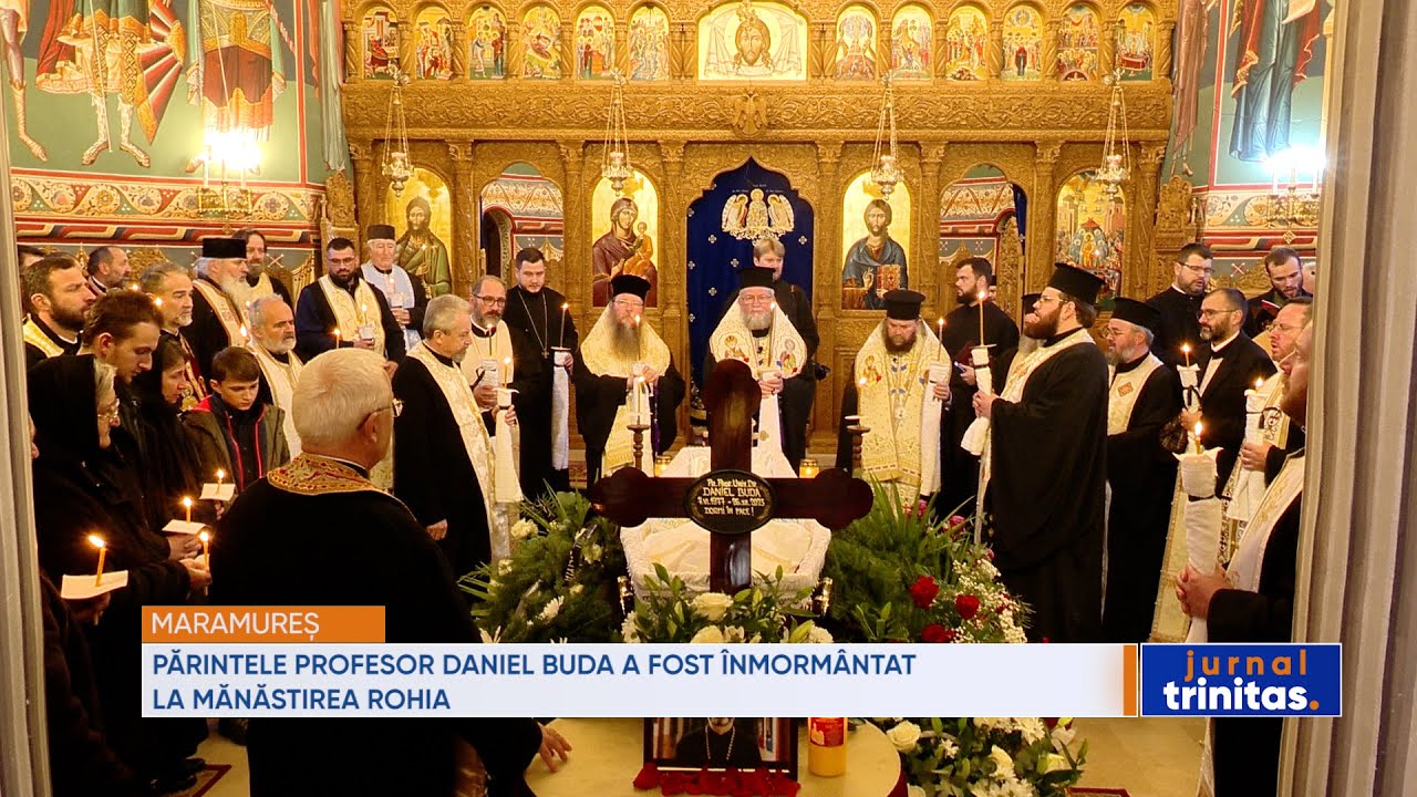 Părintele Profesor Daniel Buda a fost înmormântat la Mănăstirea Rohia