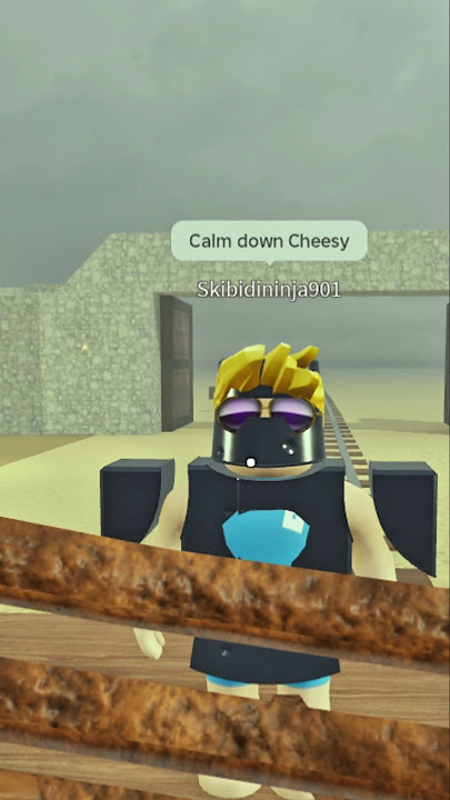 Cheesy gets eaten by zombies ☠️ #roblox #deadrails #shorts