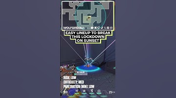 Destroy Killjoys Lockdown on Sunset A-Site with this simple Wallbang Lineup | Valorant Tips