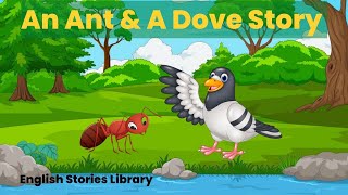 An Ant and A Dove Story || English Stories Library | Learn English Through Story