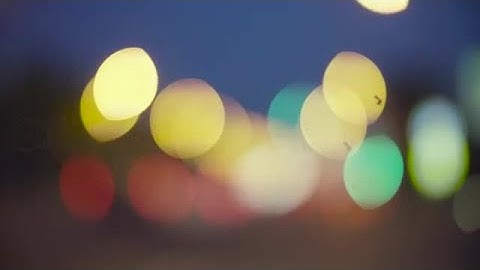 Blurred City Lights Stock Video