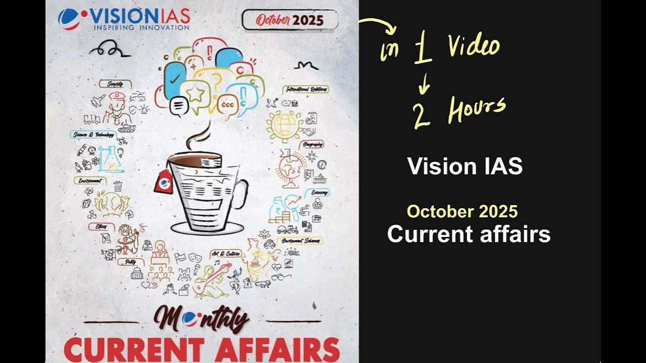 October 2025 Vision IAS Monthly Current Affairs Magazine for UPSC 2026 ...