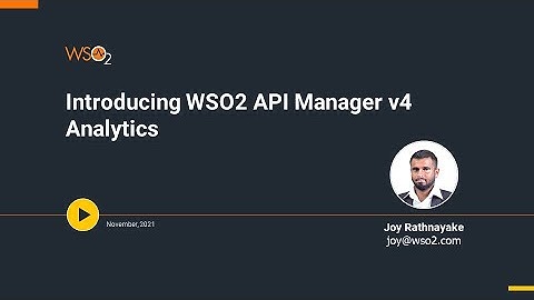 Introducing WSO2 API Manager v4 Analytics