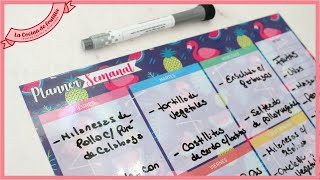 Como PLANIFICAR el MENU SEMANAL para toda la FAMILIA │ La Cocina de Frutilla