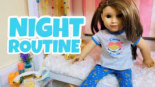 American Girl Night Routine With Joss | Girl of The Year