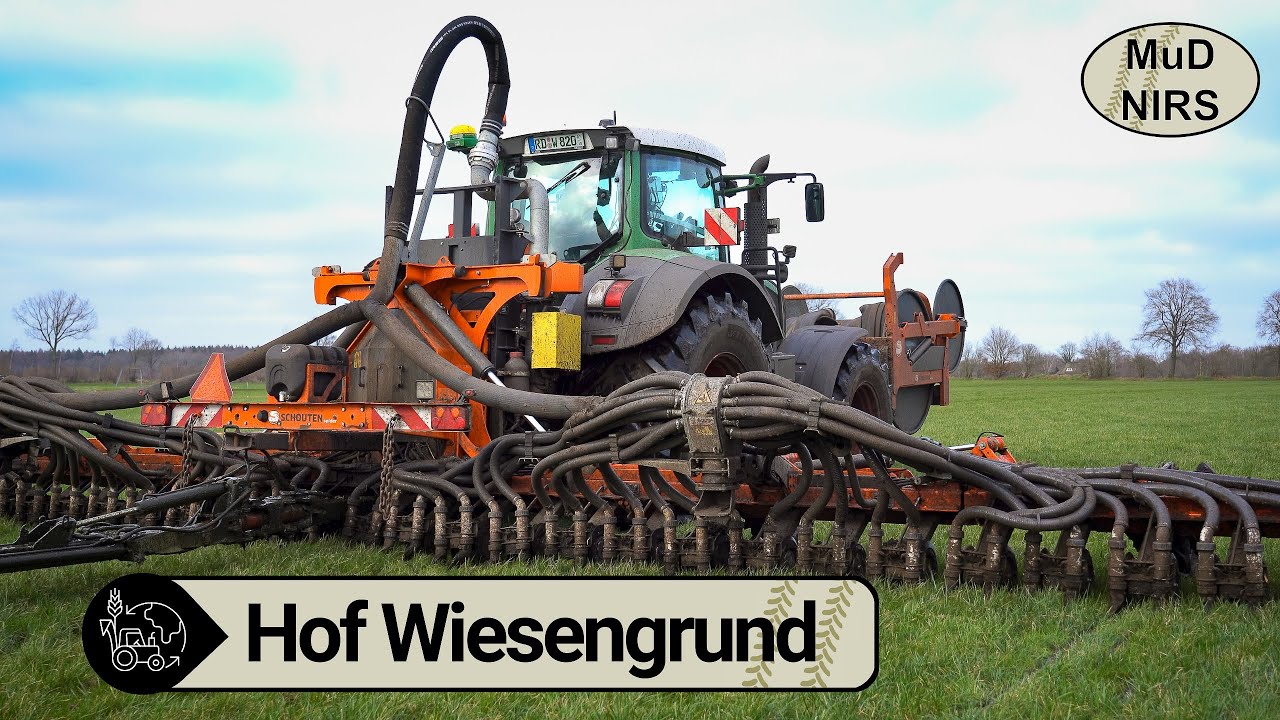 Hof Wiesengrund stellt sich vor I Gülleverschlauchen mit NIRSSensor I