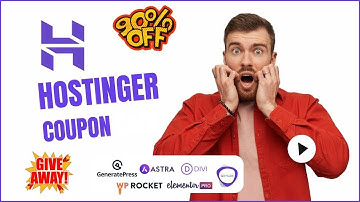✅ 90% OFF Hostinger Shared Hosting Coupon Code 2023  💥 Premium WordPress Theme & Plugin Giveaway! ✅