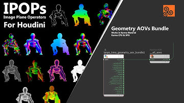 Houdini - Karma Material Geometry AOV for Karma CPU & XPU - IPOPs (Image Plane Operators)