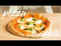 【捏ねないピザ】【BGM】絶対見た方が良い捏ねない’’ピッツァ・マルゲリータ''の作り方【イタリアン】