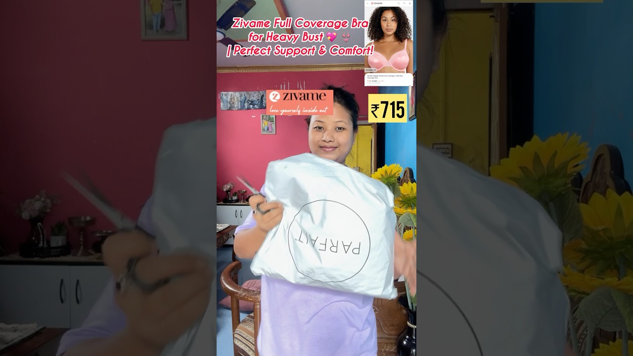 Zivame Full Coverage Bra for Heavy Bust | Perfect Support & Comfort! 