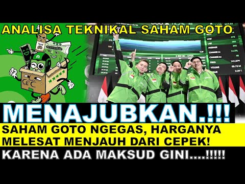 MENAJUBKAN.!!!! Saham Goto Ngegas, Harganya Melesat Menjauh dari Cepek! ,gini cuannya#goto