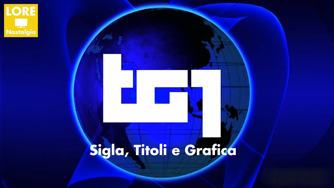 TG1 - SIGLA, TITOLI E GRAFICA | LORE NOSTALGIA