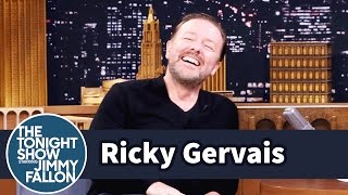 Ricky Gervais Won't Wear a Wig Despite Going Bald