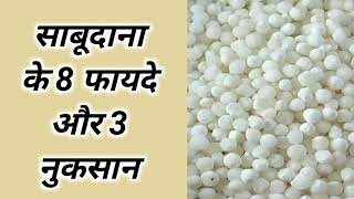 साबूदाना के 8 फायदे और 3 नुकसान Sabudana Benefits And Side Effects