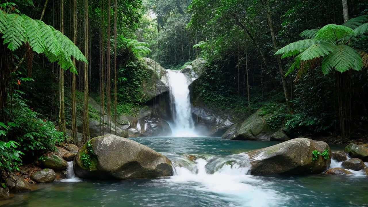 Tranquil River Ambience 🌊 Soothing Water Flow for Meditation and Calm Mind 