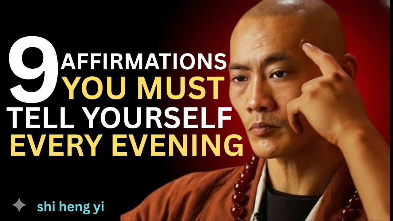 9 Powerful affirmations for positive thinking To Tell Yourself Every Morning | Shi Heng Yi